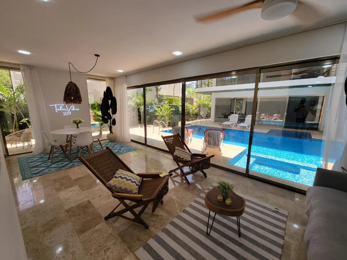 Great&Cosy Design 1Bed - Ground Floor Swim-Up Apartment Tulum